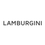 LAMBURGINI logo. Dark gray text on a white background.