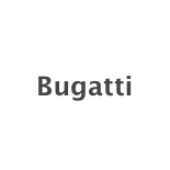 Bugatti logo in dark gray text.