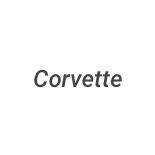 Corvette, a word in dark gray text.